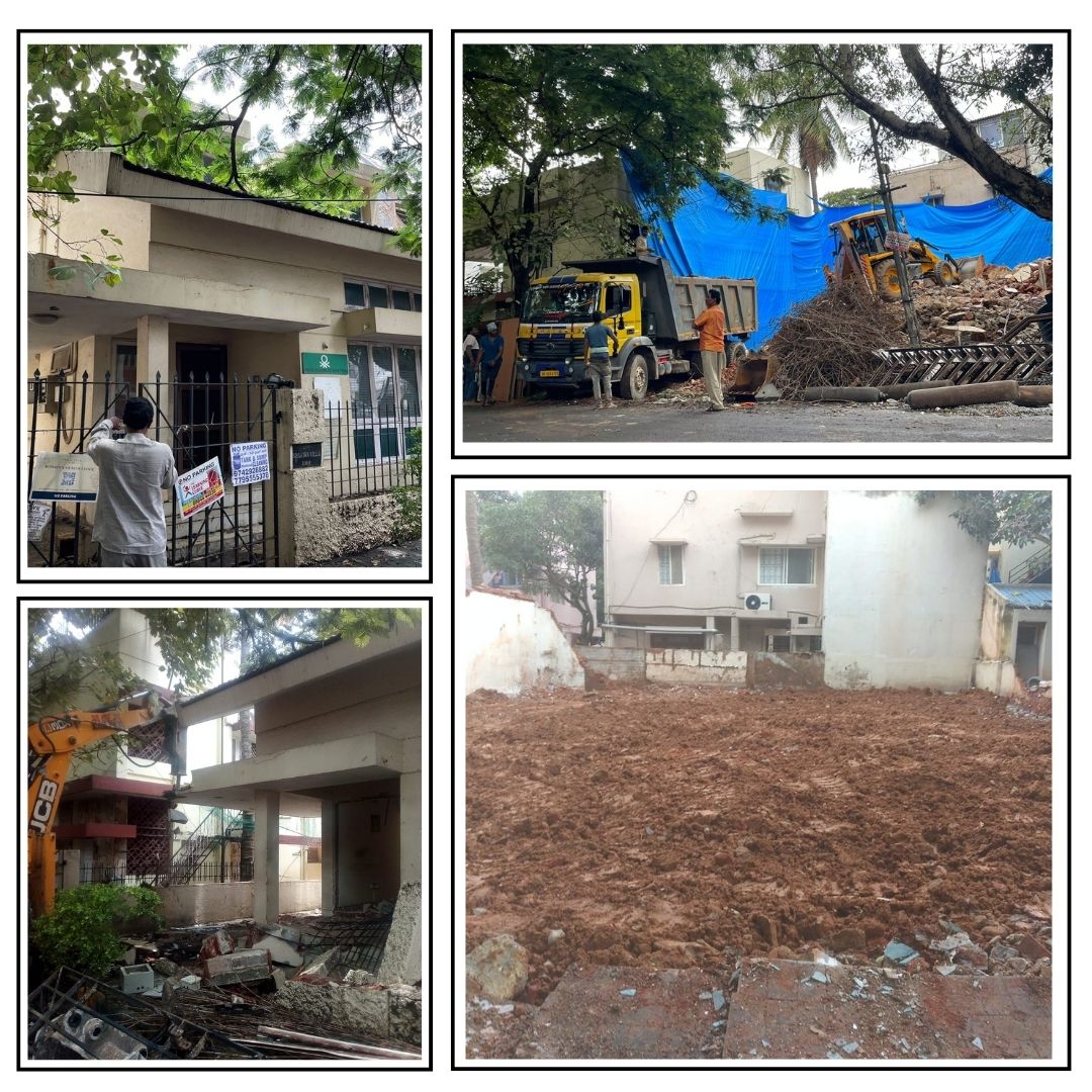 1 Week -Indiranagar-100-Feet-Road-Building-Demolition
