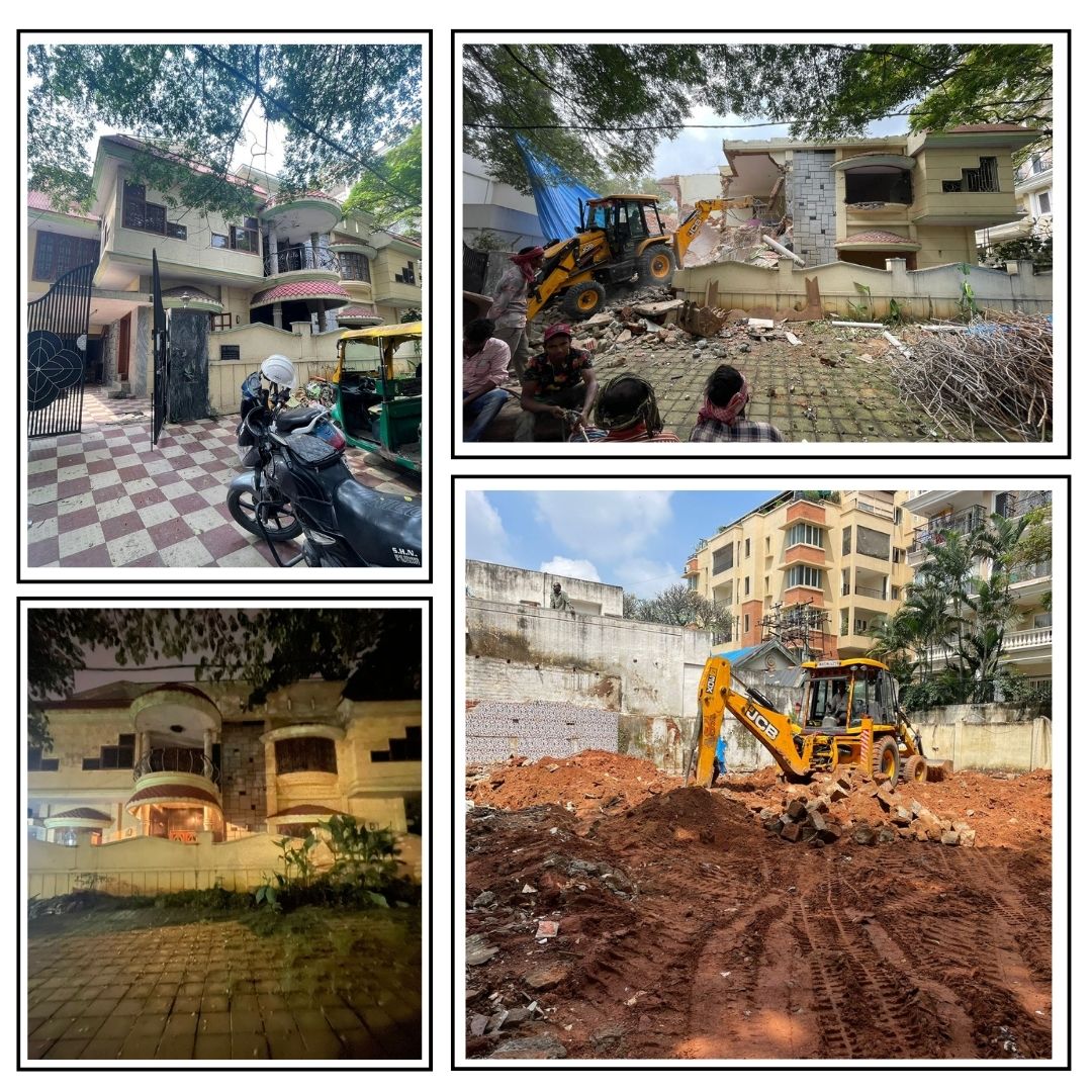 2 Weeks -Bungalow-Demolition-Frazer-Town Bangalore